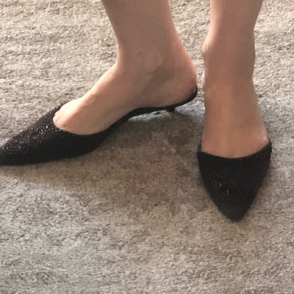 Emma Hope Brown Suede Slide Mule - Picture 3 of 8